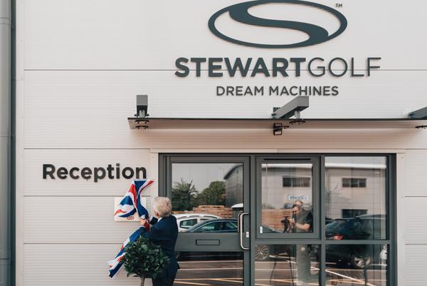 Stewart Golf's new headquarters are officially opened by Richard Graham MP