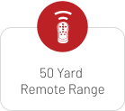 50 Yard Remote Range